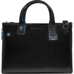 Piquadro Blue Square Bolsa de compras Piel 38 cm Compartimento para el portátil con pliegue de expansión  Modelo 1