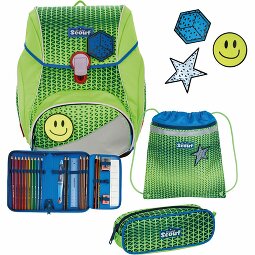 Scout Alpha Neon Safety Juego de mochilas escolares 4 piezas  Modelo 1