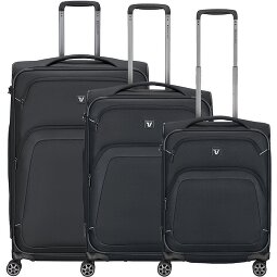 Roncato Gateway 4 ruedas Juego de maletas 3 piezas con pliegue de expansión  Modelo 1