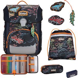 Scout Neo Exklusiv Safety Light Juego de mochilas escolares 5 piezas  Modelo 2