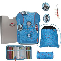 DerDieDas ErgoFlex Tiny Juego de mochilas escolares 8 piezas  Modelo 1
