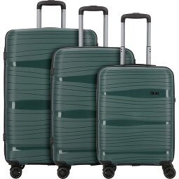 d&n Travel Line 4300 4 ruedas Juego de maletas 3 piezas  Modelo 1