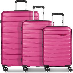 Bench Paris 4 ruedas Set de maletas 3 piezas Con fuelle expandible  Modelo 2