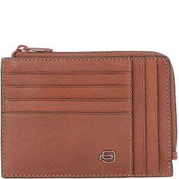 Piquadro Funda cuadrada negra para tarjetas de crédito Piel RFID 12,5 cm  Modelo 1