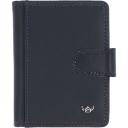 Golden Head Polo Estuche para tarjetas de crédito Bloqueo RFID Piel natural 8 cm  Modelo 3