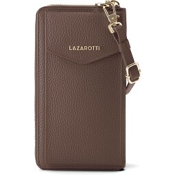 Lazarotti Bologna Cartera de piel con cremallera Funda para teléfono móvil Piel 19 cm  Modelo 9