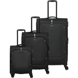 Travelite Umbria 4 ruedas Juego de maletas 3 piezas con pliegue de expansión  Modelo 1