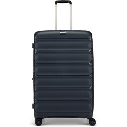 d&n Travel Line 4700 4 ruedas Carrito 78 cm con pliegue de expansión  Modelo 3