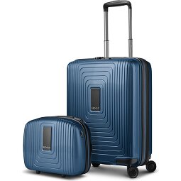 Redolz Juego de maletas Essentials 14 2 pzs. trolley de cabina con plegado extensible y neceser  Modelo 4