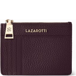 Lazarotti Bolonia Llavero de cuero Tarjetero de cuero de 11,5 cm con compartimento para etiqueta de aire  Modelo 3