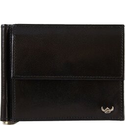 Golden Head Cartera Colorado de cuero RFID de 11 cm con clip para el dinero  Modelo 2