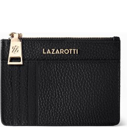 Lazarotti Bolonia Llavero de cuero Tarjetero de cuero de 11,5 cm con compartimento para etiqueta de aire  Modelo 1