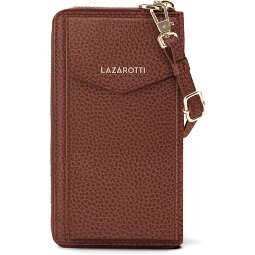 Lazarotti Bologna Cartera de piel con cremallera Funda para teléfono móvil Piel 19 cm  Modelo 1