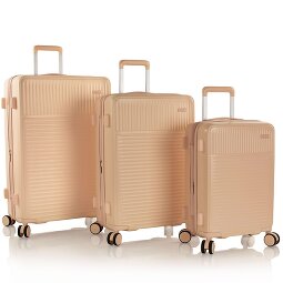 Heys Pastel 4 ruedas Juego de maletas 3 piezas con pliegue de expansión  Modelo 4