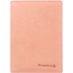 Greenland Nature Funda de color suave para pasaporte de cuero RFID 12 cm  Modelo 3