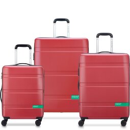 Delsey Paris x United Colors of Benetton Now Juego de maletas rígidas de 4 ruedas de 3 piezas con pliegue extensible  Modelo 2
