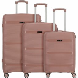 d&n Travel Line 4200 Juego de maletas de 4 ruedas 3 pzs.  Modelo 3