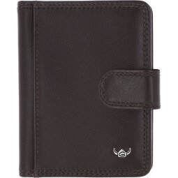 Golden Head Polo Estuche para tarjetas de crédito Bloqueo RFID Piel natural 8 cm  Modelo 2