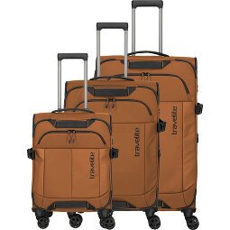 Travelite Briize 4 ruedas Juego de maletas 3 piezas con pliegue de expansión  Modelo 1