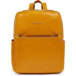 Piquadro Blue Square Mochila de día Protección RFID Piel 37 cm Compartimento para el portátil  Modelo 2
