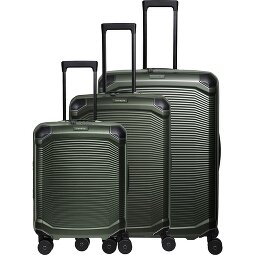 Travelite Millennium 4 ruedas Juego de maletas 3 piezas con pliegue de expansión  Modelo 3