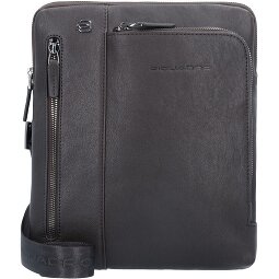 Piquadro Bolso cuadrado negro de cuero 24 cm  Modelo 2