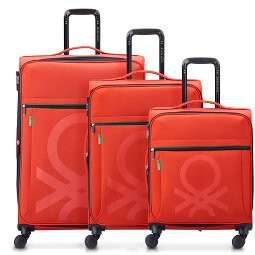 Delsey Paris x United Colors of Benetton Colour Block Juego de maletas de 4 ruedas 3 pcs.  Modelo 3