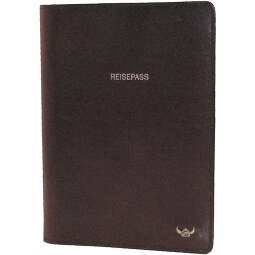 Golden Head Estuche para pasaporte de Colorado de cuero RFID de 10 cm  Modelo 1