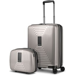Redolz Juego de maletas Essentials 14 2 pzs. trolley de cabina con plegado extensible y neceser  Modelo 3