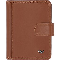 Golden Head Polo Estuche para tarjetas de crédito Bloqueo RFID Piel natural 8 cm  Modelo 1