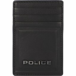 Police PT16-08536 Estuche para tarjetas de crédito de cuero de 7 cm con pinza para billetes  Modelo 1
