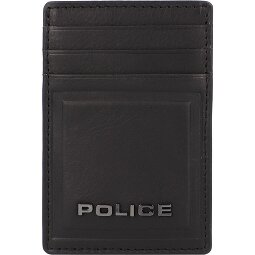 Police PT16-08536 Estuche para tarjetas de crédito de cuero de 7 cm con pinza para billetes  Modelo 1