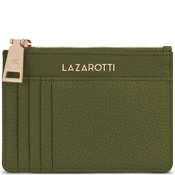 Lazarotti Estuche para llaves de piel Bolonia 11,5 cm con compartimento para etiqueta de aire  Modelo 8