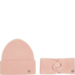 Calvin Klein Set de regalo de gorro y diadema de punto Ck Metal  Modelo 2