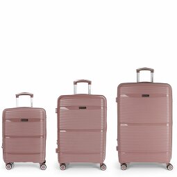 Gabol Akane 4 Roll Suitcase Set 3pcs.  Modelo 3