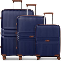 Farmhood Eco Edition 02 4 ruedas Juego de maletas 3 piezas con pliegue de expansión  Modelo 3