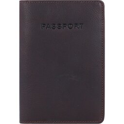 Burkely Antique Avery Funda para pasaporte RFID Piel 10 cm  Modelo 2