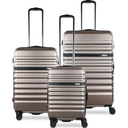 bugatti Juego de maletas Corium de 4 ruedas 3 pzs.  Modelo 2