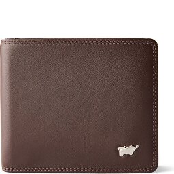 Braun Büffel Golf 3.0 Estuche para tarjetas de crédito Protección RFID Piel 9 cm  Modelo 1