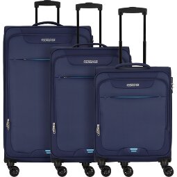 American Tourister Street Roll 4 ruedas Juego de maletas 3 piezas con pliegue de expansión  Modelo 3