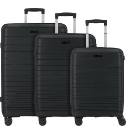 d&n Travel Line 4600 4 ruedas Juego de maletas 3 piezas  Modelo 1