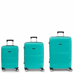 Gabol Midori 4 Roll Suitcase Set 3pcs.  Modelo 6