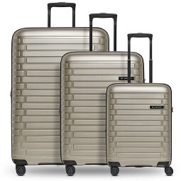 Pactastic Collection 04 THE THREE SET + 4 ruedas Juego de maletas 3 piezas con pliegue de expansión  Modelo 2