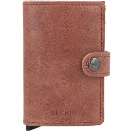 Secrid Miniwallet Vintage Estuche para tarjetas de crédito Cartera de piel RFID 6,5 cm  Modelo 2