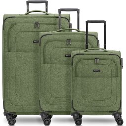 Redolz Essentials 12 THREE SET 4 ruedas Set de maletas 3 piezas Con fuelle expandible  Modelo 5