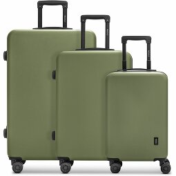 Redolz Essentials 09 3-SET 4 ruedas Juego de maletas 3 piezas  Modelo 4