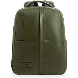 Piquadro Russell Mochila de negocios Protección RFID Piel 42 cm Compartimento para el portátil  Modelo 1