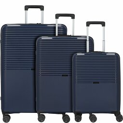 d&n Travel Line 4000 Juego de maletas de 4 ruedas 3pcs.  Modelo 2