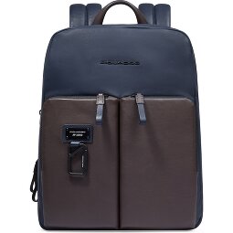 Piquadro Harper Mochila de día Piel 38 cm Compartimento para el portátil  Modelo 2