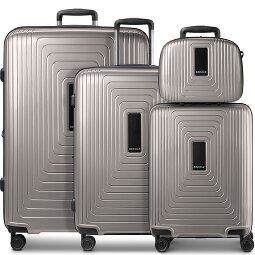 Redolz Juego de maletas Essentials 14 de 4 ruedas + neceser 4 pzs. con pliegue extensible  Modelo 3